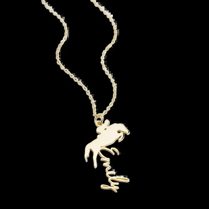 Equestrian Name Necklace
