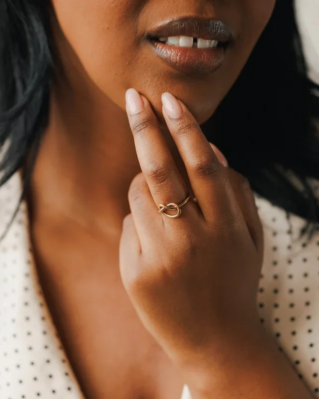 Eternal Knot Statement Ring