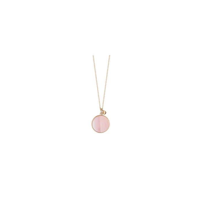 Ever necklace in pink gold and pink mother-of-pearl Ginette NY, gold necklace – Lepage