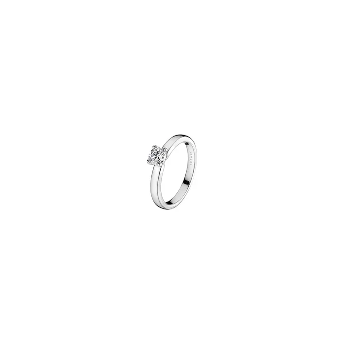 Evidence engagement ring white gold diamond | LEPAGE