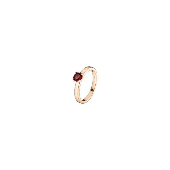Evidence engagement rose gold ruby | LEPAGE