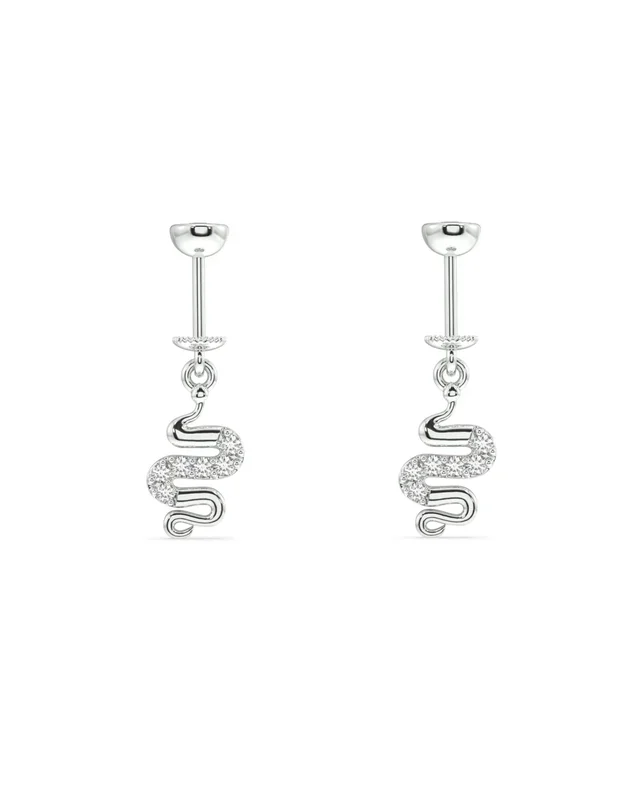 Exclusive Serpent Helix Hanging Earrings
