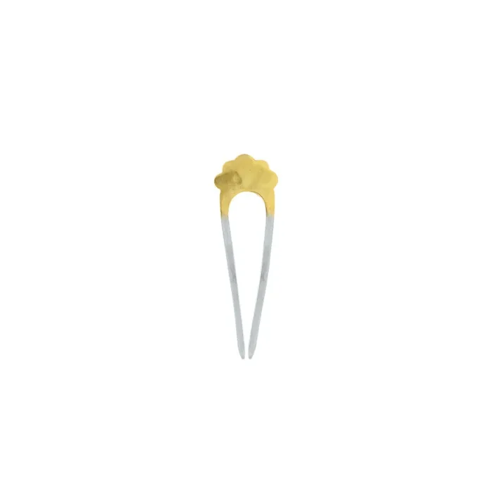 Fado Hair Pin in Gold & Silver – Small