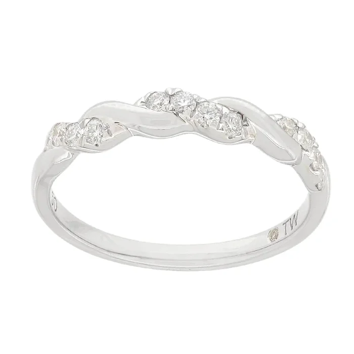 Flawless Cut 15point 9ct White Gold