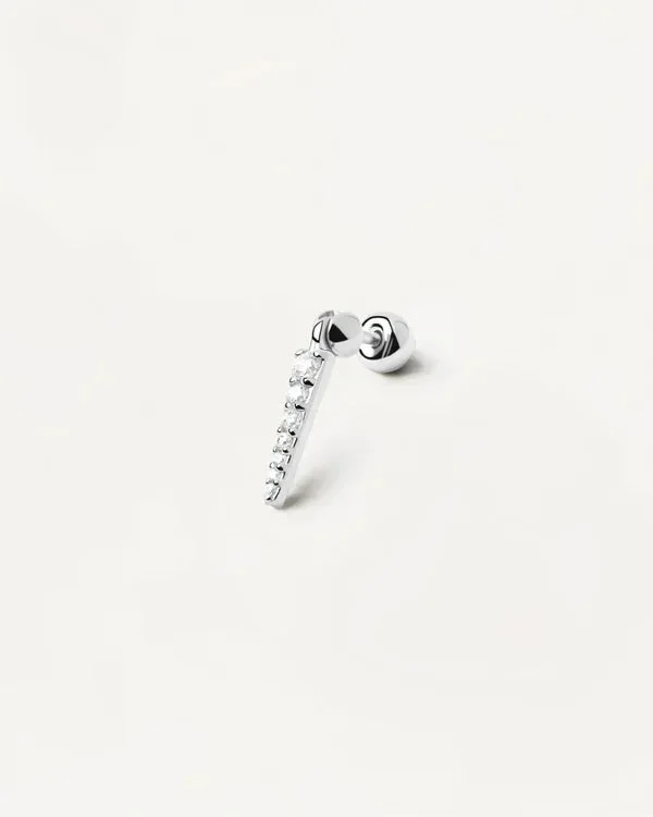 Floating Bar Stud Earrings