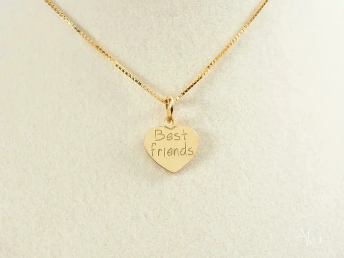 Forever Hearts: Best Friends Heart Pendant