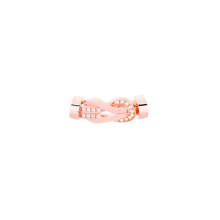 Fred Chance Infinie buckle medium model rose gold diamonds | LEPAGE