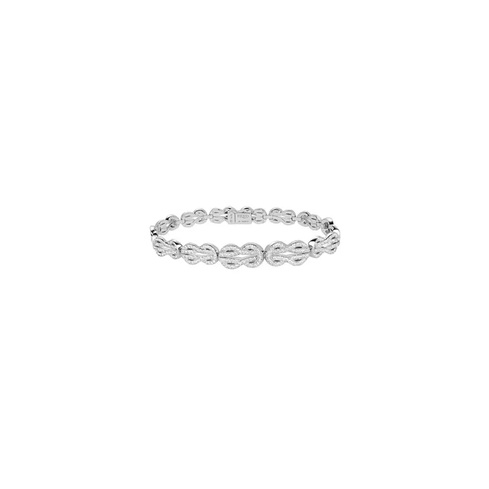 Fred Chance Infinie Crazy 8 bracelet white gold diamonds | LEPAGE
