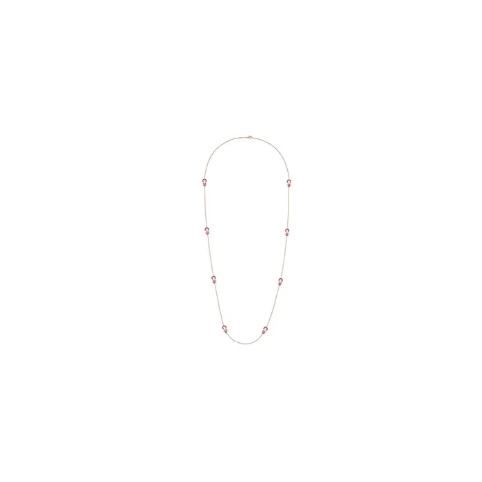 Fred Chance Infinie necklace medium model rose gold diamonds rubies | LEPAGE