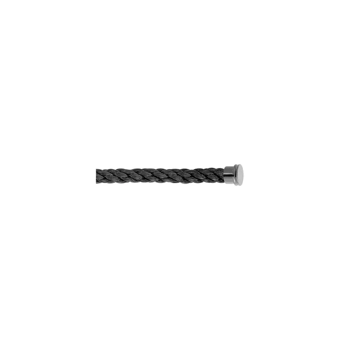 Fred Force 10 Cable Black Large model in black Pvd plated steel – Lepage