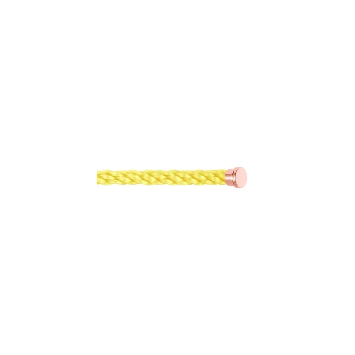 FRED Force 10 Fluo Yellow LM cable rose gold steel | Lepage