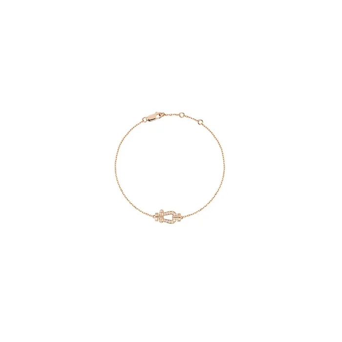 Fred Force 10 Small Bracelet in Rose Gold and Diamonds – Lepage