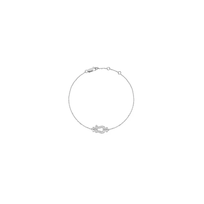 Fred Force 10 Small Bracelet in white gold and diamonds – Lepage