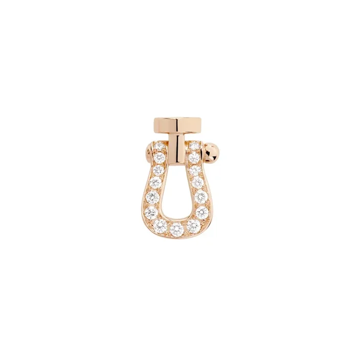 Fred Force 10 Small model Left Earring in rose gold and diamonds – Lepage