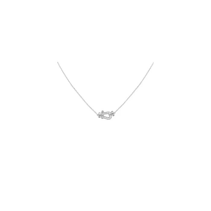 Fred Force 10 small necklace in white gold and diamonds – Lepage
