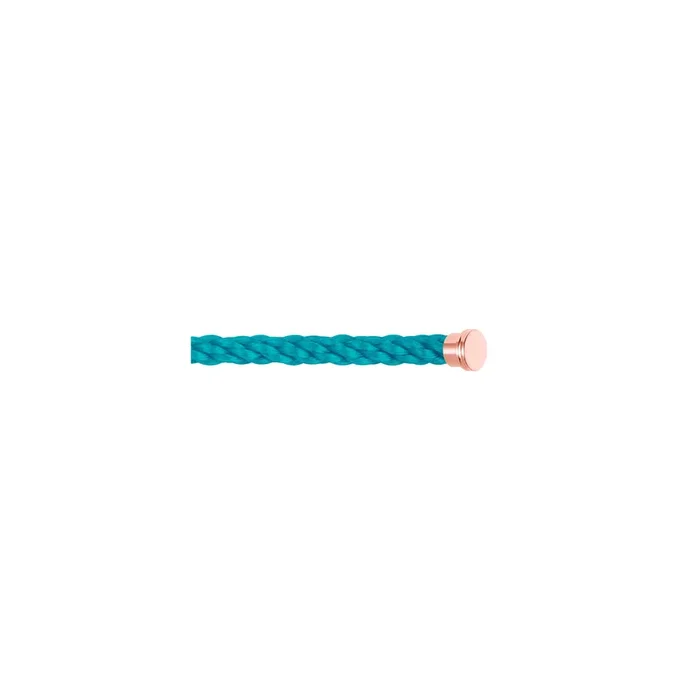 FRED Force 10 Turquoise MM cable rose gold steel | Lepage