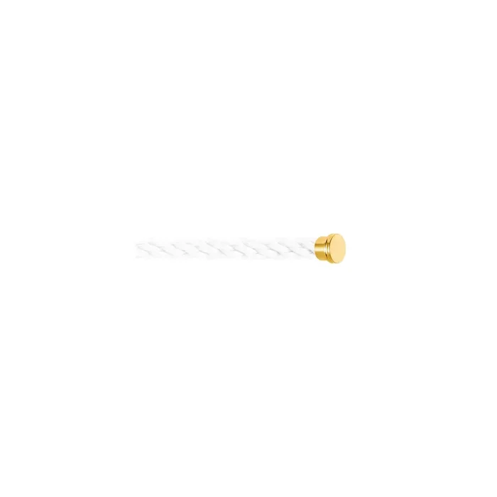 FRED Force 10 White LM cable yellow gold steel | Lepage