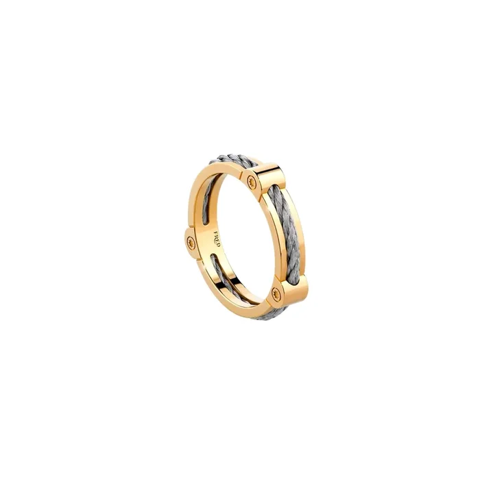 FRED Force 10 Winch SM ring yellow gold steel | Lepage