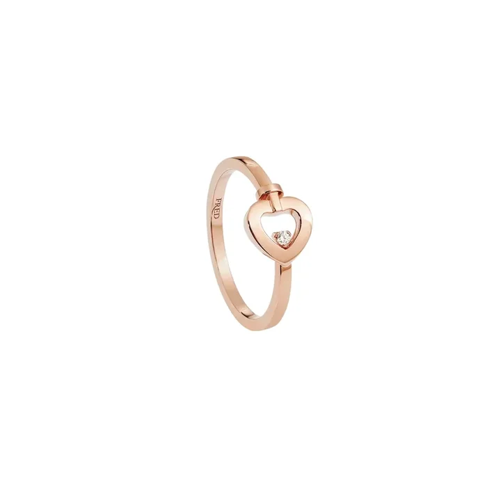 Fred Pretty Woman Mini ring in rose gold and diamond – Lepage