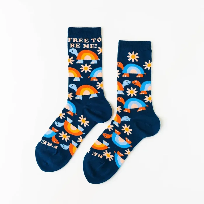 Free To Be Me Crew Socks – Small