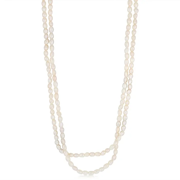 Freshwater Pearl Necklace 43cm with Sterling Silver Clasp