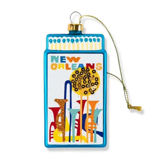 Furbish Studio Matchbook Ornament-New Orleans