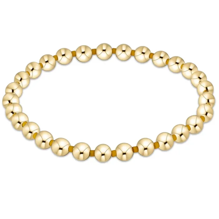 Gameday Hope Grateful 5mm Bead Bracelet – Golden Yellow
