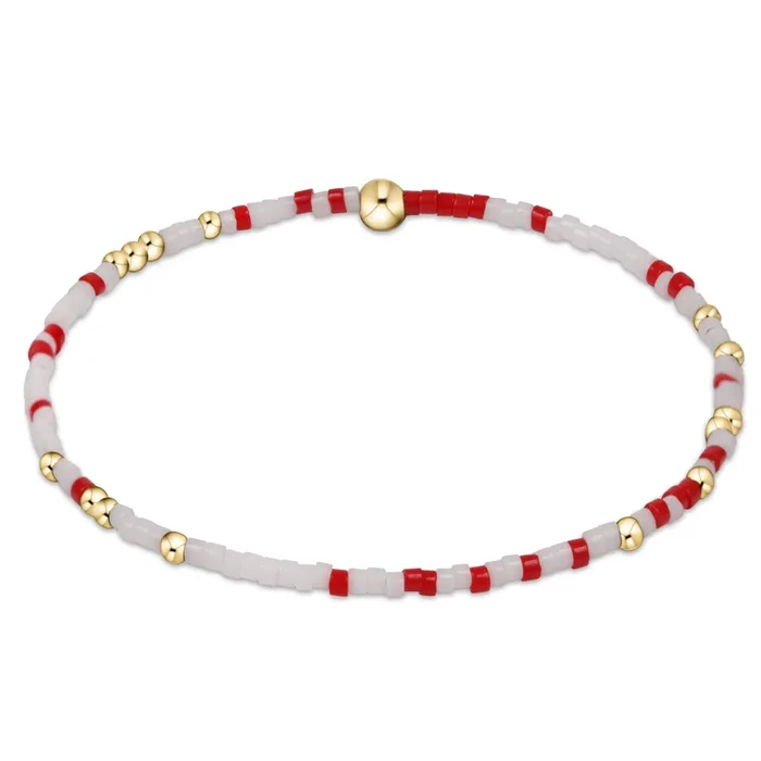 Gameday Hope Unwritten Bracelet – Bright Red-White