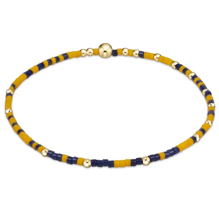 Gameday Hope Unwritten Bracelet – Golden Yellow-Navy