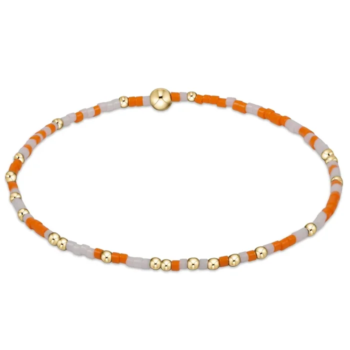 Gameday Hope Unwritten Bracelet – Orange-White