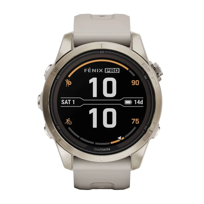Garmin Fénix 7S Pro Sapphire Solar 42 mm Watch 010-02776-15 – Lepage