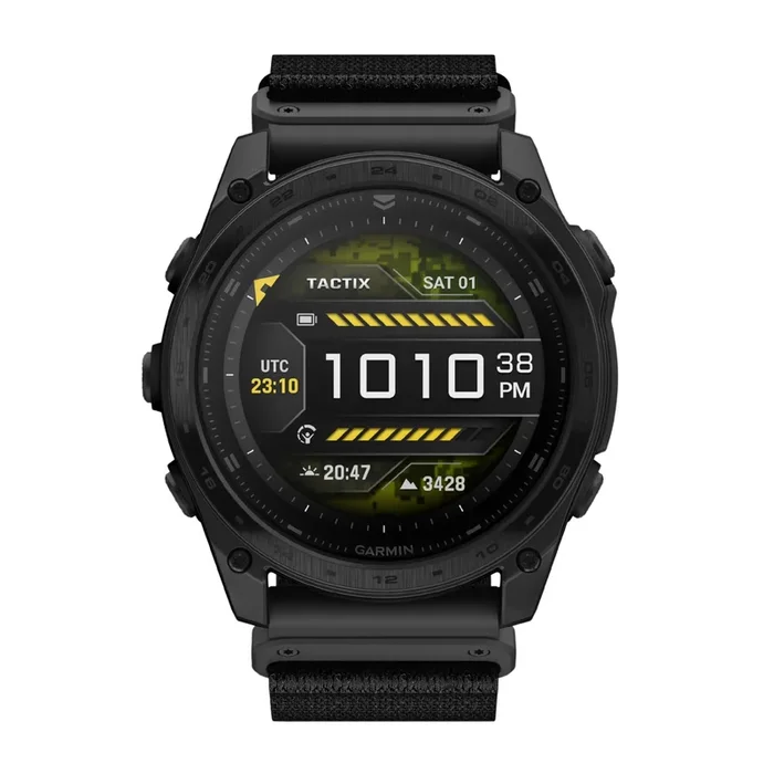 Garmin Tactix 8 AMOLED watch with nylon and silicone straps 51 mm – With Applied Ballistics Ultralight calculator – Lepage