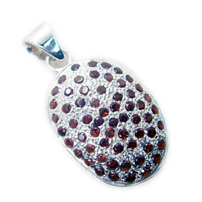 Garnet Featherlight Australian 925 Silver multiple Maya Feminine Red Pendant Jewelry