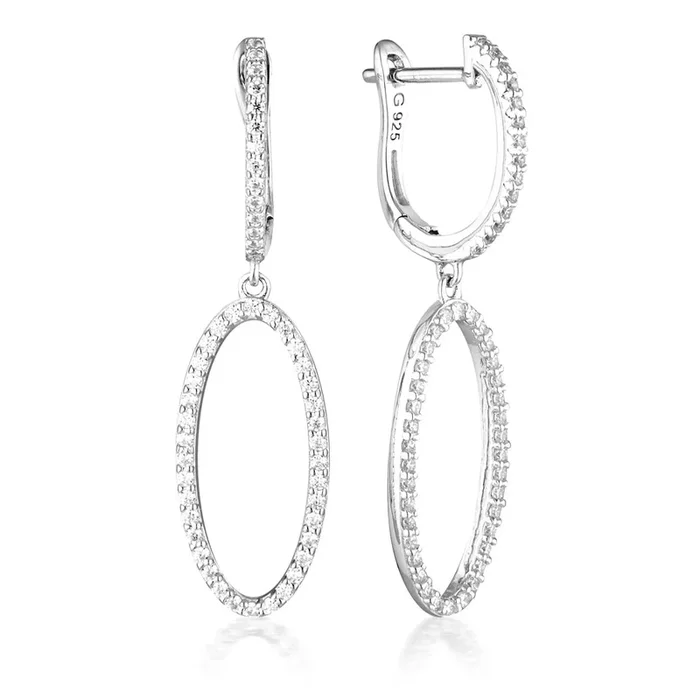 Georgini Aurora Sterling Silver Celestial Earrings