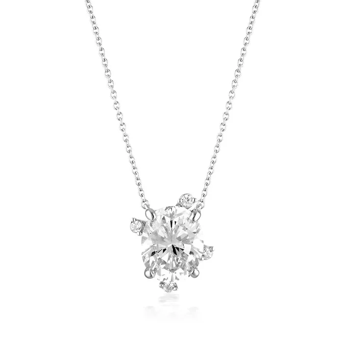Georgini Aurora Sterling Silver Southern Lights Pendant On Chain
