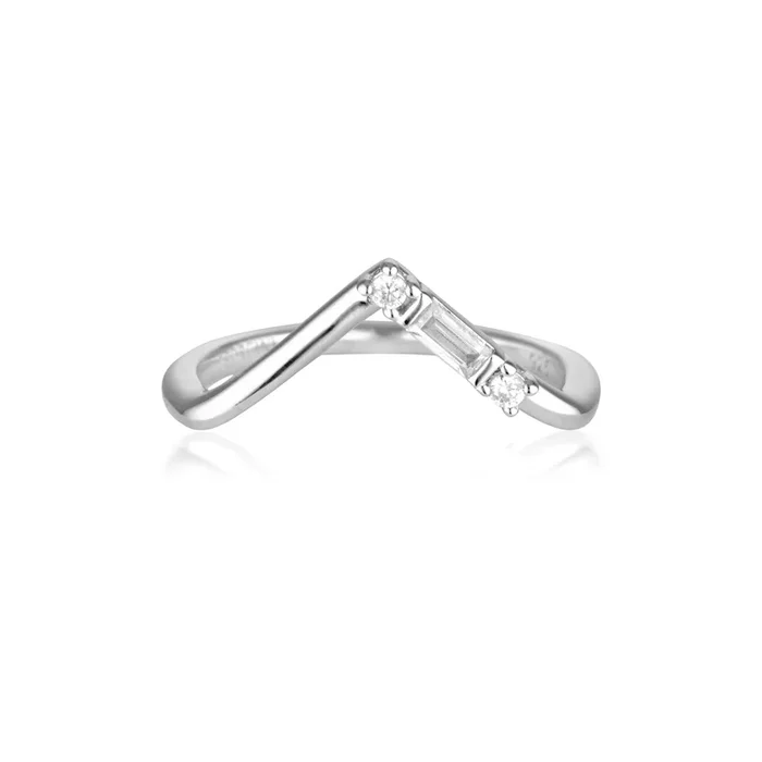 Georgini The Layered Edit Sterling Silver Tiga Ring