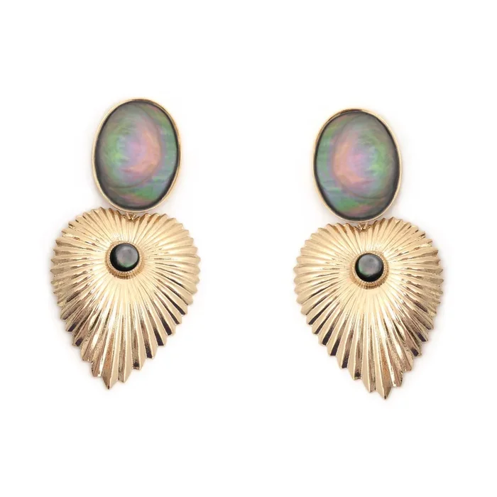 GGM stud earrings – Sacred heart