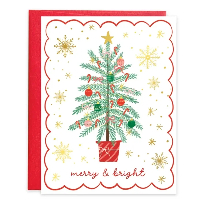 Gina B Designs Christmas Card – Vintage Tree