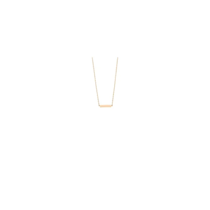Ginette NY Gold Strip rose gold Necklace, rose gold Necklace – Lepage