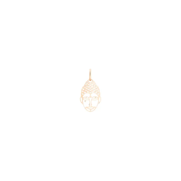 Ginette NY Mini Buddha charm pendant in rose gold – Lepage