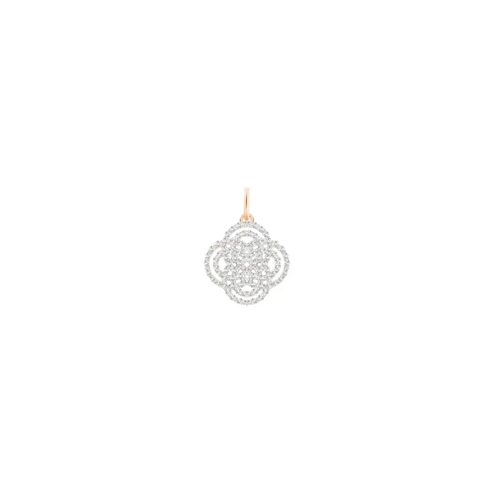 Ginette NY Purity Charm pendant in diamond and rose gold – Lepage