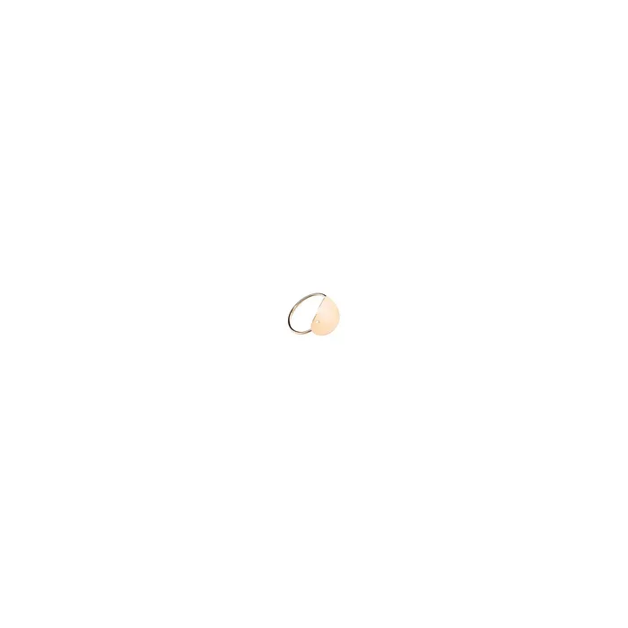 Ginette NY Sequin and diamond ring in pink gold, pink gold ring – Lepage