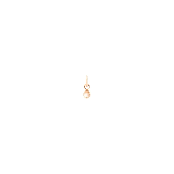 Ginette NY Tiny bead charm pendant in rose gold – Lepage
