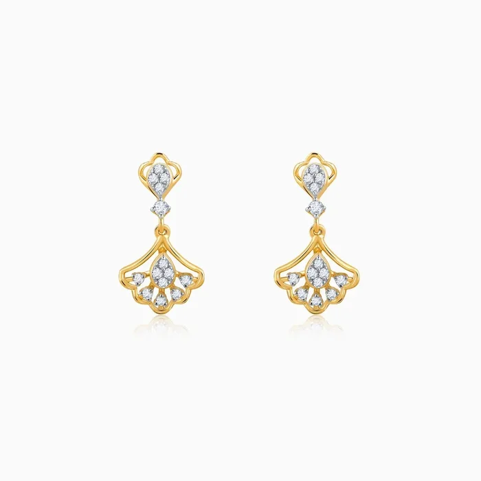 Gold Bonita Diamond Earrings
