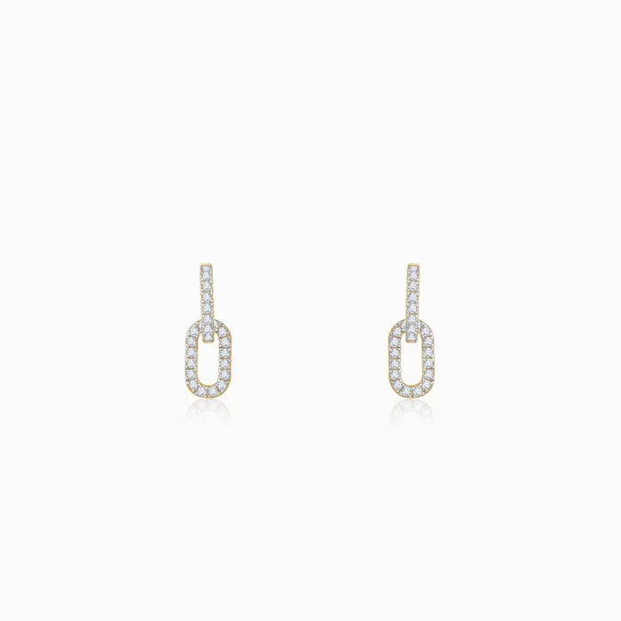 Gold Classic Shine Lab Grown Diamond Earrings