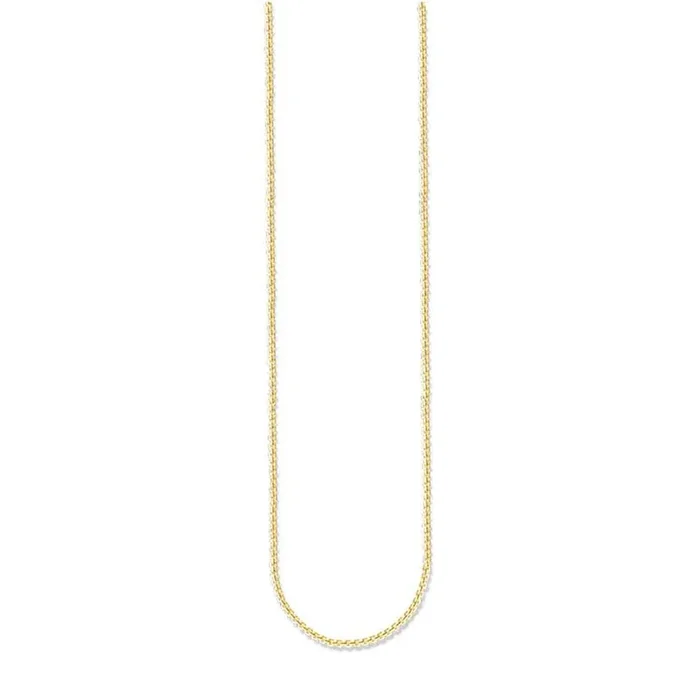 Gold Plated Sterling Silver Thomas Sabo Charm Club Fine Link 45-50cm