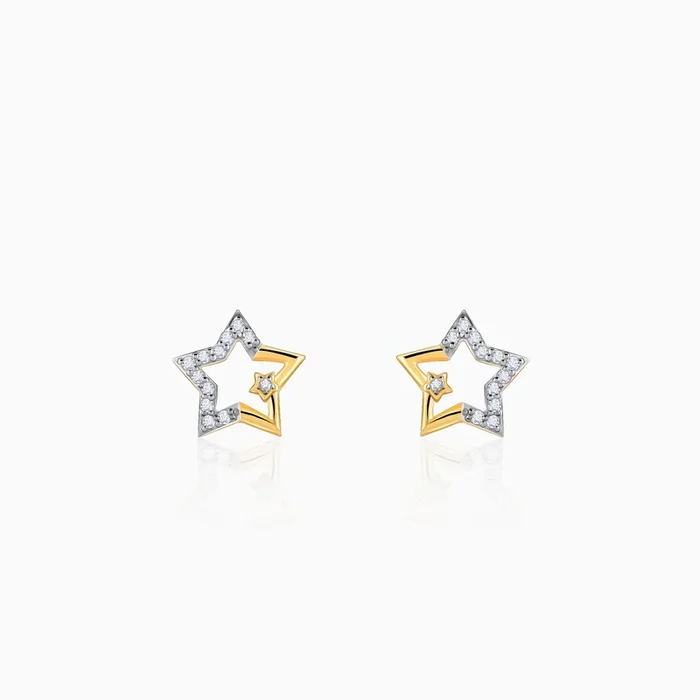 Gold Starstruck Diamond Earrings