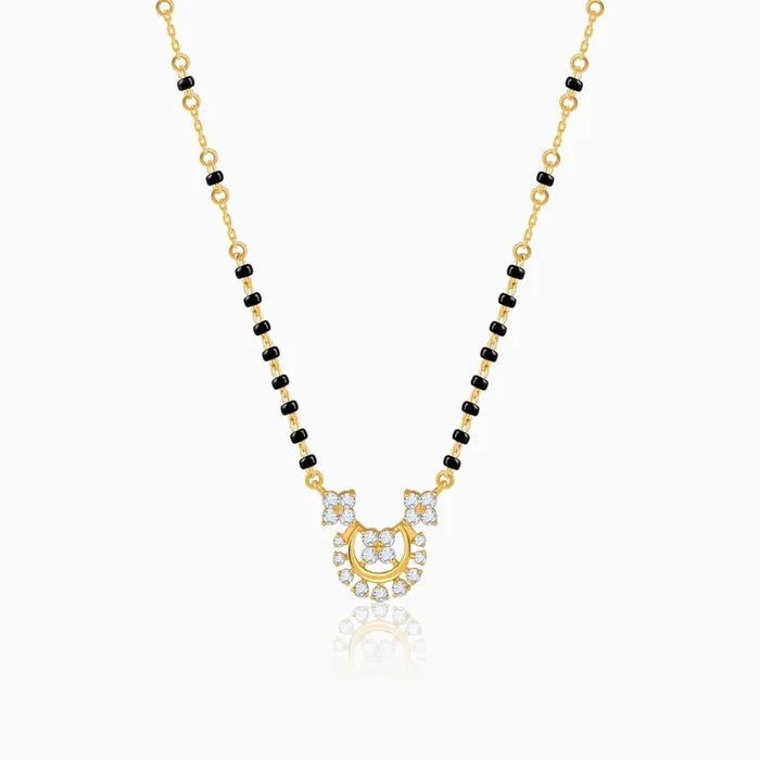 Gold Sumaya Lab Grown Diamond Mangalsutra