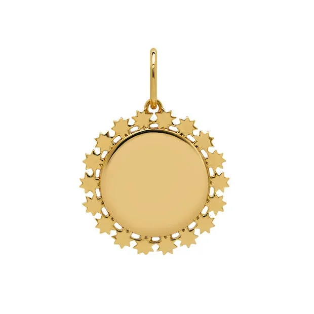 Goldbug Collection Small Star Edge Pendant