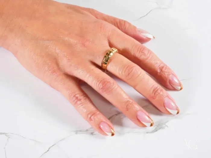 Golden Mesh Elegance Ring